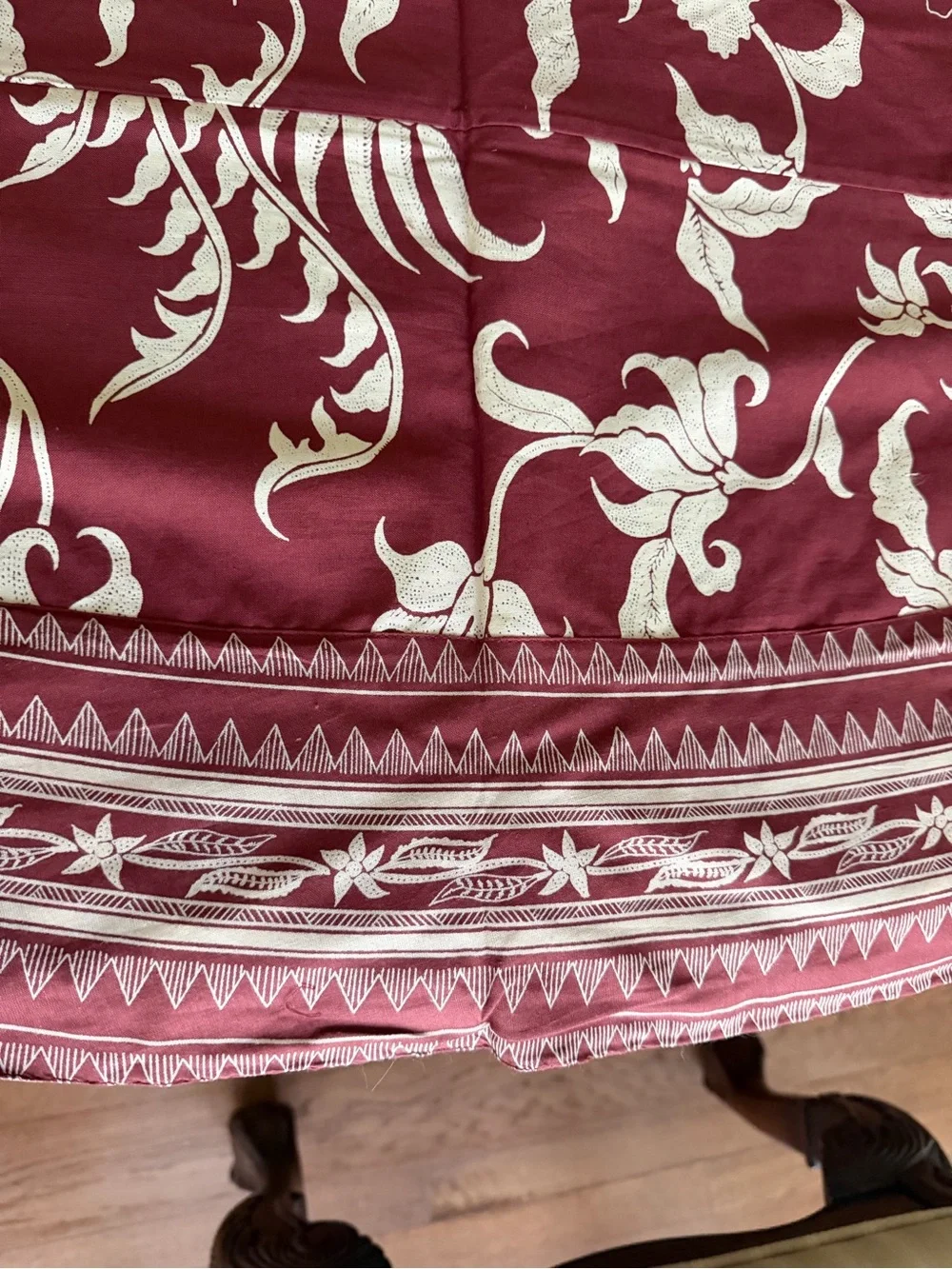 Handprint new tablecloth